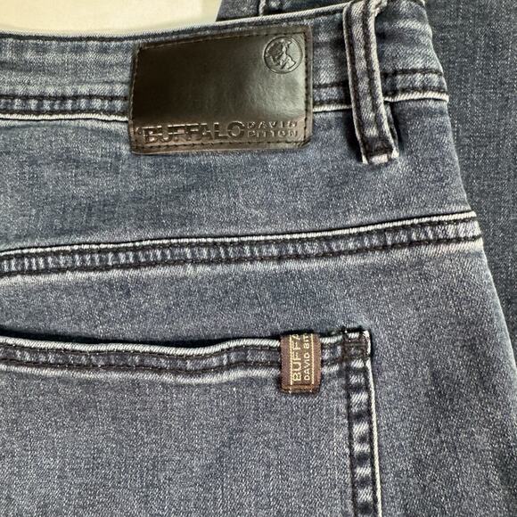Buffalo‎ Jeans Mens 38x30 Blue Denim Axel Slim Stretch Straight Leg David Bitton - Picture 9 of 9